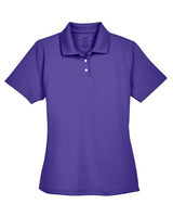 UltraClub 8445L Ladies' Cool & Dry Stain-Release Performance Polo #color_PURPLE