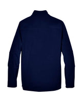North End 88138 Men's Three-Layer Fleece Bonded Soft Shell Technical Jacket #color_CLASSIC NAVY