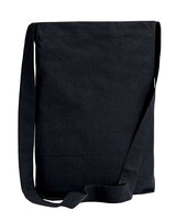 BAGedge BE056 Canvas Sling Tote #color_BLACK