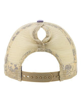 Infinity Her TESS Women's Washed Mesh-Back Cap #color_Violet/ Floral/ Khaki
