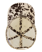 Infinity Her TESS Women's Washed Mesh-Back Cap #color_Vanilla/ Longhorn/ Khaki