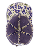 Infinity Her CASSIE Women's Pigment-Dyed with Fashion Undervisor Cap #color_Violet/ Floral