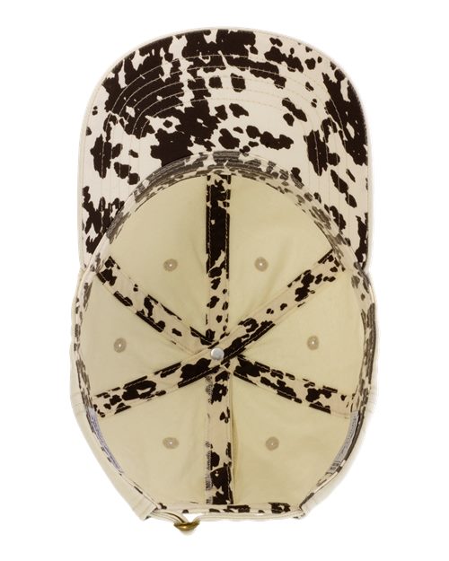 Infinity Her CASSIE Women's Pigment-Dyed with Fashion Undervisor Cap #color_Vanilla/ Longhorn