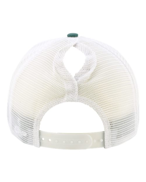 Infinity Her CHARLIE Women's Modern Trucker Cap #color_Emerald/ White