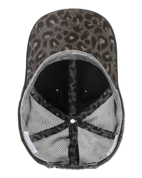 Infinity Her JO Women's Corduroy Cap #color_Black / Black Leopard/ Black