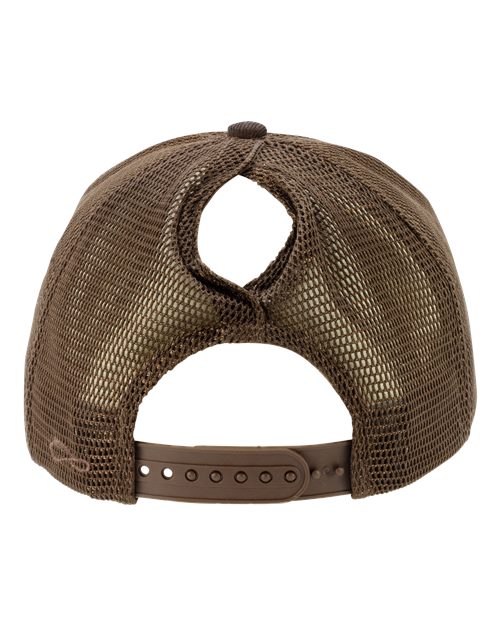 Infinity Her JO Women's Corduroy Cap #color_Chocolate/ Tonal Fawn/ Chocolate
