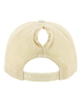 Infinity Her JO Women's Corduroy Cap #color_Vanilla/ Tonal Longhorn/ Vanilla