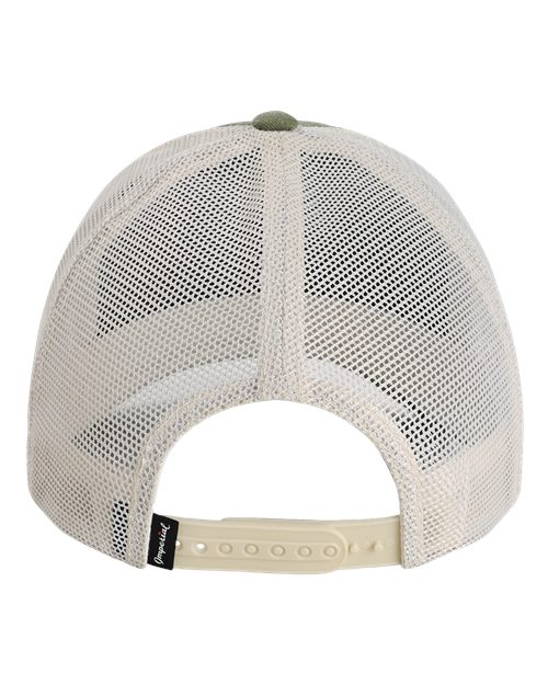 Imperial X240M The Gambit Mesh Back Cap #color_Olive Green/ Stone
