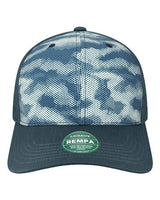 LEGACY REMPA Reclaim Mid-Pro Adjustable Cap #color_Navy Camo Dots