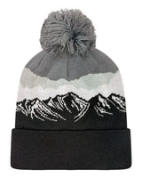 LOCALE GRNDSR Grand Recycled Beanie #color_Misty Peaks/ Black