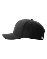 Richardson 512 Surge Snapback Cap #color_Black