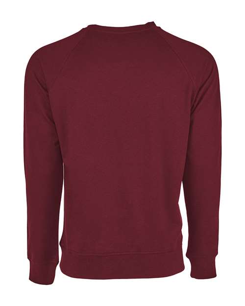 Next Level N9000 Unisex French Terry Raglan Crew #color_CARDINAL