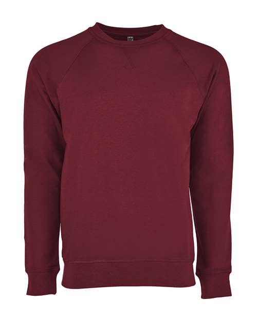 Next Level N9000 Unisex French Terry Raglan Crew #color_CARDINAL