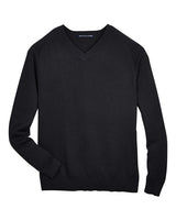 Devon & Jones D475 Men's V-Neck Sweater #color_BLACK