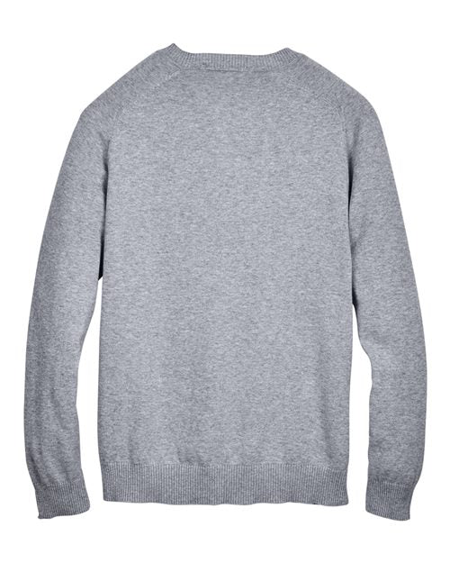 Devon & Jones D475 Men's V-Neck Sweater #color_GREY HEATHER