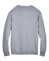 Devon & Jones D475 Men's V-Neck Sweater #color_GREY HEATHER