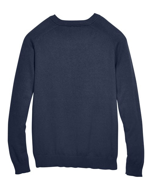 Devon & Jones D475 Men's V-Neck Sweater #color_NAVY