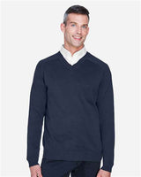 Devon & Jones D475 Men's V-Neck Sweater #color_NAVY
