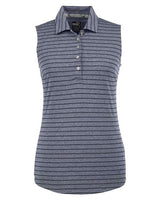 Puma Golf 597222 Ladies' Rotation Stripe Sleeveless Polo #color_PEACOAT