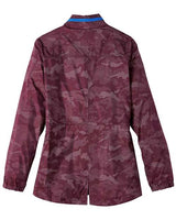 North End NE711W Ladies' Rotate Reflective Jacket #color_BURGNDY/ OLY BLU