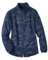 North End NE711W Ladies' Rotate Reflective Jacket #color_CLASSC NVY/ CRBN