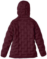 North End NE708W Ladies' Loft Puffer Jacket #color_BURGNDY/ OLY BLU