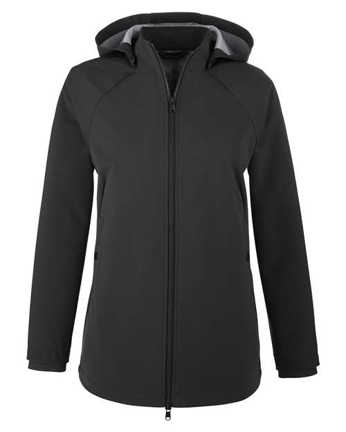 North End NE718W Ladies' City Hybrid Shell #color_BLACK