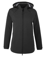 North End NE718W Ladies' City Hybrid Shell #color_BLACK