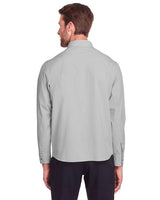 North End NE500 Men's Borough Stretch Performance Shirt #color_PLATINUM