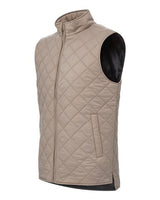 Weatherproof 207359 Vintage Diamond Quilted Vest #color_Driftwood