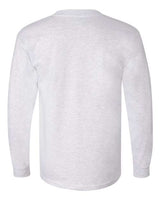 Bayside BA6100 Adult 6.1 oz., 100% Cotton Long Sleeve T-Shirt #color_ASH