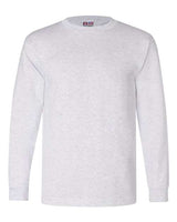 Bayside BA6100 Adult 6.1 oz., 100% Cotton Long Sleeve T-Shirt #color_ASH
