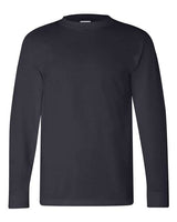 Bayside BA6100 Adult 6.1 oz., 100% Cotton Long Sleeve T-Shirt #color_NAVY