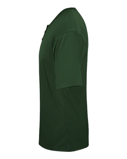 Alleson Athletic 7930 B-Core Placket Jersey #color_Forest