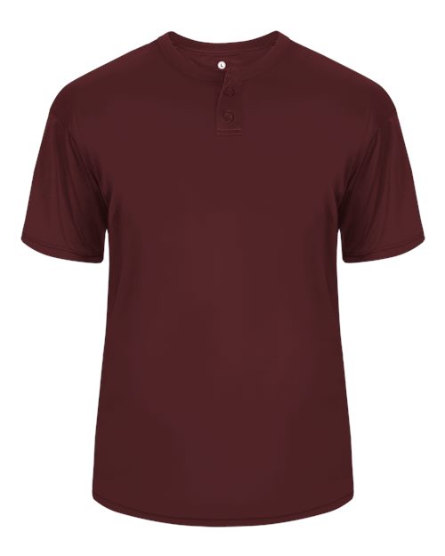 Alleson Athletic 7930 B-Core Placket Jersey #color_Maroon