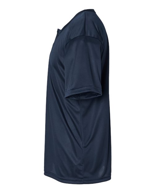 Alleson Athletic 7930 B-Core Placket Jersey #color_Navy