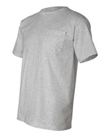Bayside BA7100 Adult 6.1 oz., 100% Cotton Pocket T-Shirt #color_DARK ASH