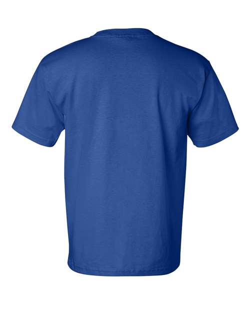 Bayside BA7100 Adult 6.1 oz., 100% Cotton Pocket T-Shirt #color_ROYAL BLUE