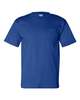 Bayside BA7100 Adult 6.1 oz., 100% Cotton Pocket T-Shirt #color_ROYAL BLUE