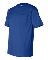 Bayside BA7100 Adult 6.1 oz., 100% Cotton Pocket T-Shirt #color_ROYAL BLUE