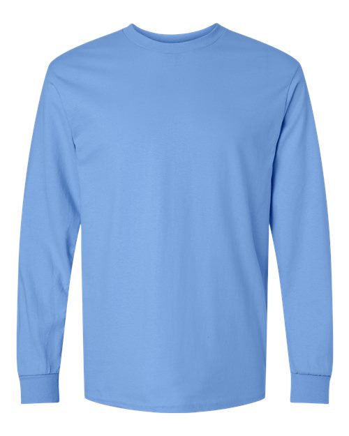 Gildan G240 Adult Ultra Cotton  Long-Sleeve T-Shirt #color_CAROLINA BLUE