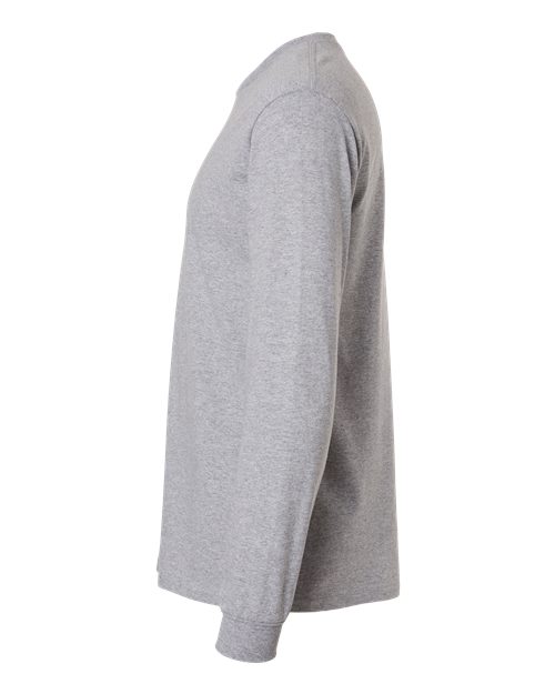 Gildan G240 Adult Ultra Cotton  Long-Sleeve T-Shirt #color_SPORT GREY