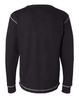 J America JA8238 Men's Vintage Long-Sleeve Thermal T-Shirt #color_BLACK/ VINT  WHT