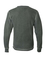 J America JA8238 Men's Vintage Long-Sleeve Thermal T-Shirt #color_CHRL HTR/ VNT WH