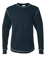J America JA8238 Men's Vintage Long-Sleeve Thermal T-Shirt #color_VINT NV/ VINT WH