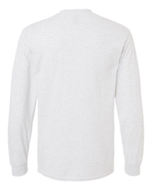 Gildan G840 Adult 50/50 Long-Sleeve T-Shirt #color_ASH GREY