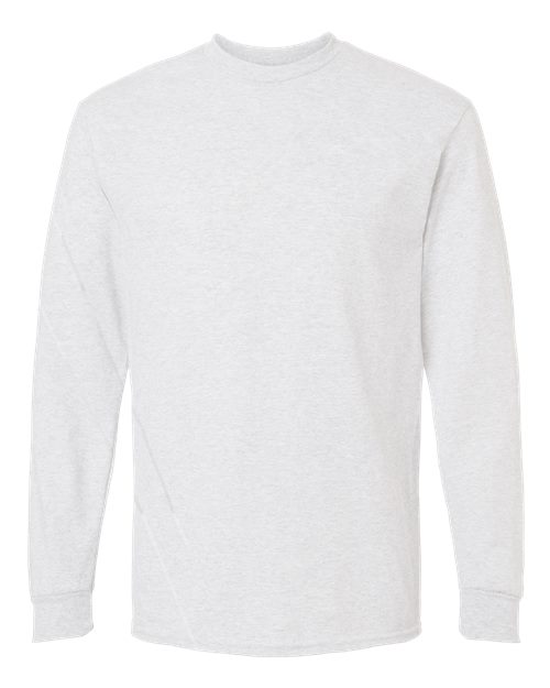 Gildan G840 Adult 50/50 Long-Sleeve T-Shirt #color_ASH GREY