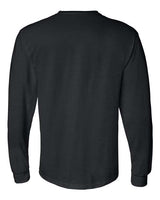 Gildan G840 Adult 50/50 Long-Sleeve T-Shirt #color_BLACK