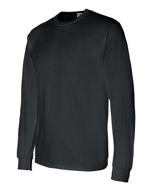 Gildan G840 Adult 50/50 Long-Sleeve T-Shirt #color_BLACK