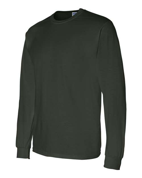 Gildan G840 Adult 50/50 Long-Sleeve T-Shirt #color_FOREST GREEN